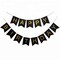 Happy Birthday Banner with Glitter Gold Letters Party Garland Decoration